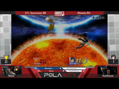 CFL Smackdown 118 WiiU - Rideae (Pikachu) vs KuroKagami (Bayonetta) - Winners R4