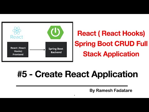 React Hooks Spring Boot CRUD Full Stack App 5 Create React JS App