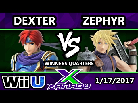 S@X 185 - Dexter (Corrin, Roy) Vs. Zephyr (Cloud) - SSB4 Winners Quarters - Smash for Wii U