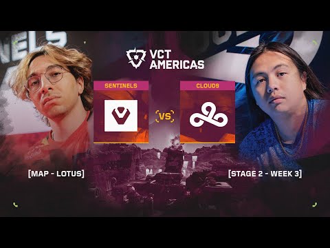 SEN vs. C9 - VCT Americas Stage 2 - W3D2 - Map 1