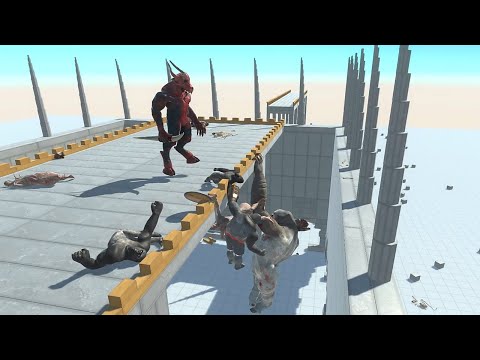UNDEAD ARMY Fall Into a Spiked Pit of Doom - Animal Revolt Battle Simulator