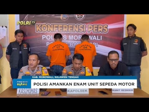 POLSEK BAHODOPI UNGKAP KASUS CURANMOR DAN PENADAH, TERANCAM 5 TAHUN PENJARA