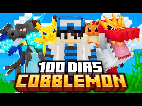SOBREVIVI 100 DIAS NO COBBLEMON POKÉMON NO MINECRAFT - O FILME