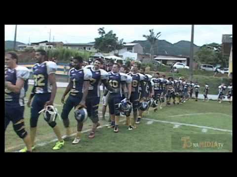 SEGUNDO JOGO DO WHITE SHARK NO CAMPEONATO  CATARINENSE  DE  FUTEBOL  AMERICANO  EM  ITAPEMA   SC  BR