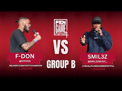 F-DON vs SMIL3Z | PenGame Rap Battle 2024