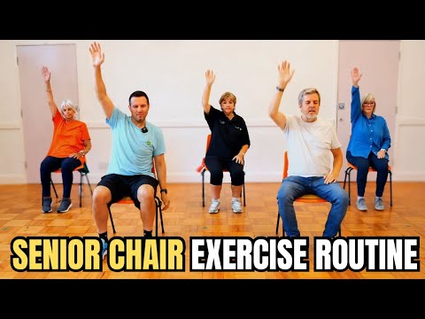 15 Minute Chair Workout Routine For Seniors: Simple Seated Exercises