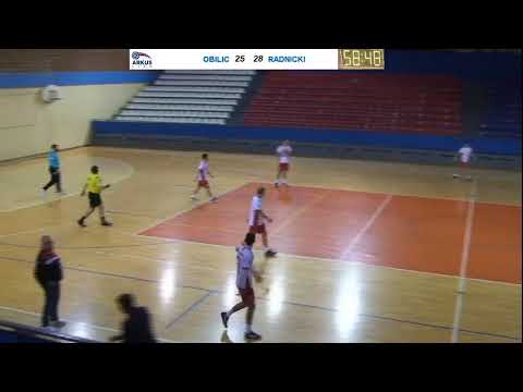 ARKUS liga 11. kolo / RK Obilić - SPD Radnički