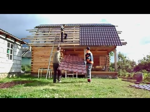 Как построить баню из лего?