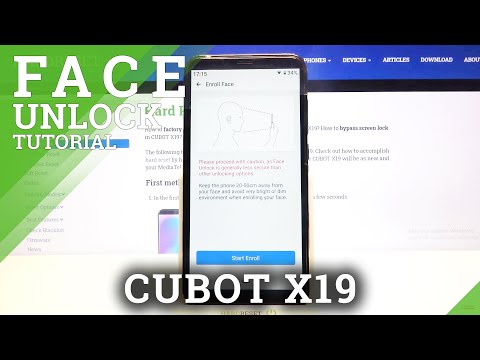 CUBOT X19 – Manage Security Settings & Add Face Unlock