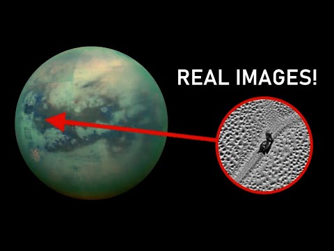The First And Only Real Images Of TITAN --Saturn's Largest Moon