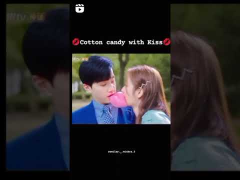 😍cotton candy with kiss🥰