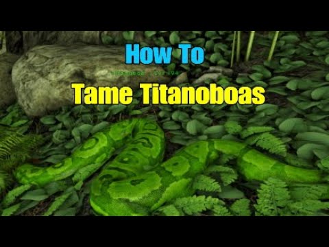 Ark: How to tame Titanoboas