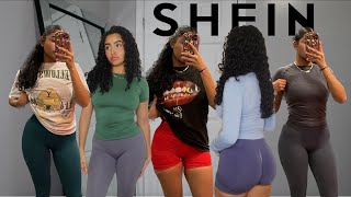 AFFORDABLE GYM OUTFIT INSPO TRY ON HAUL ft SHEIN Activewear