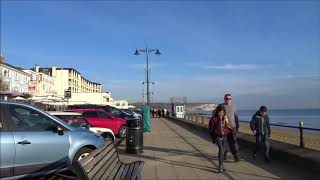 Walk Along Sandown Seafront (Before Re-Development) - Isle Of Wight - 4th Januar