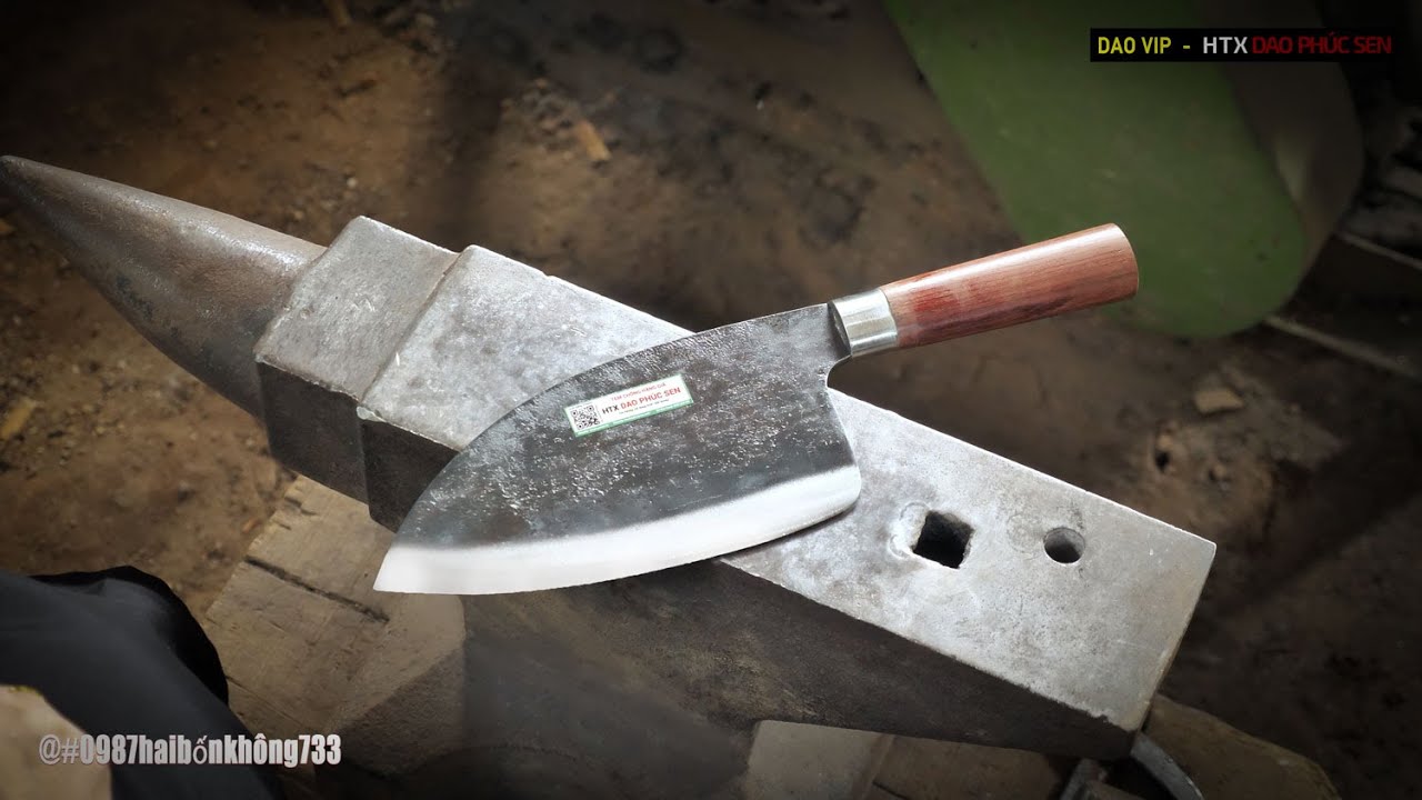 Dao làm cá nhíp xe cán gỗ DLCN HTX DAO PHÚC SEN