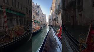 Relaxing gondola ride in Venice! #music #concert #Venice #Italy #Shorts #Travel #godola