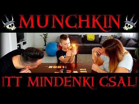 MUNCHKIN - ITT MINDENKI CSAL! - 1. rész | Családi társasjáték - robekapu