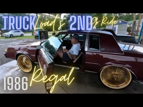 1986 Regal On All Gold 22'' Spokes With That Slap (G-Ride With @truckloadslim)