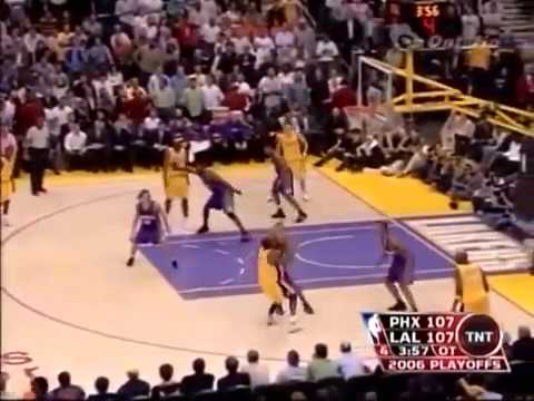Kobe Bryant VS Shawn Marion's Great Defense