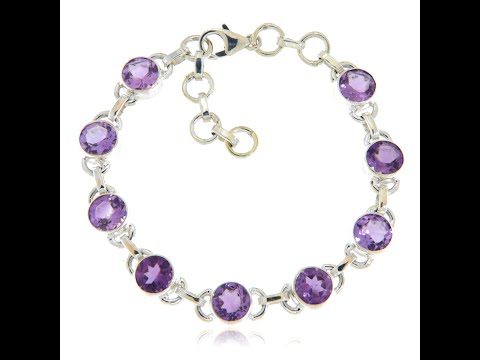Bratara Argint 925 Ametist Natural - Stralucire si Eleganta