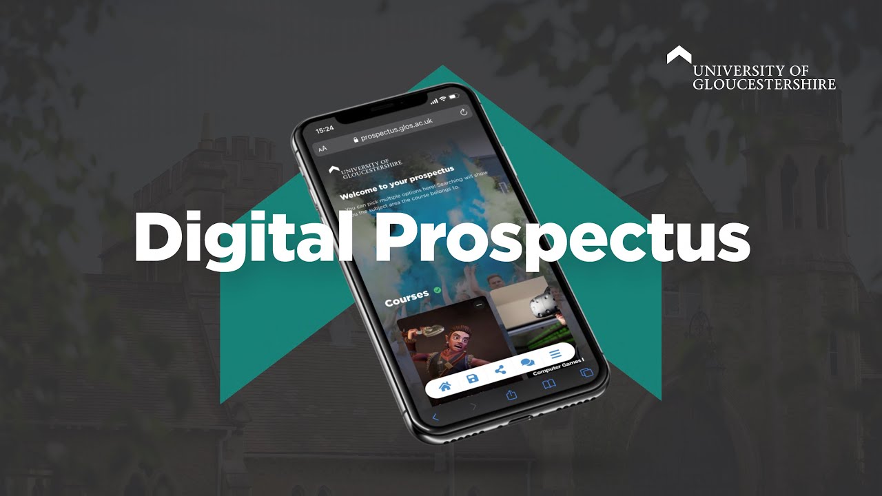 Digital Prospectus for the University of Gloucestershire