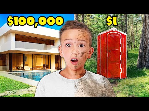 $1 VS $1,000,000 Vacations - Collection video with Vlad