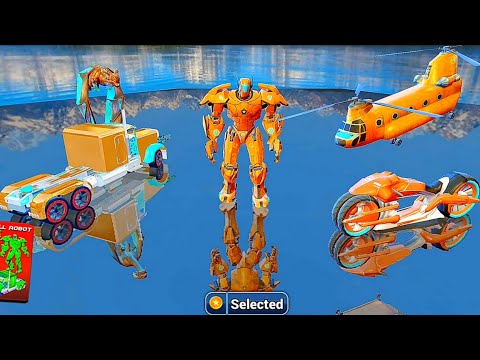 Multi Robot Transformation: Cargo Plane Robot War Games #2 - Android iOS Gameplay