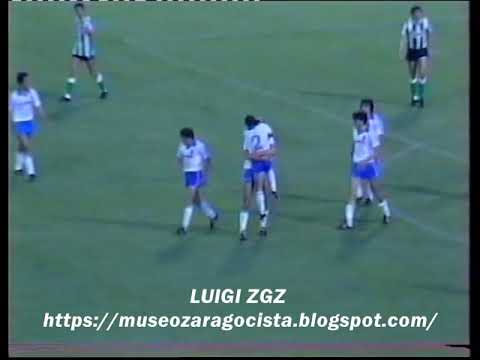 REAL ZARAGOZA - RACING SANTANDER 1982 - 1983 COPA DE LA LIGA