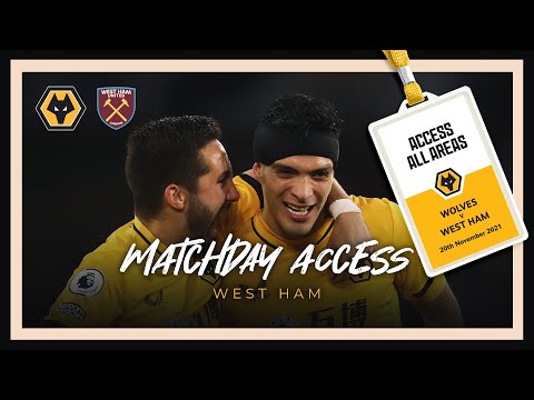 RAUL NETS WINNER AGAINST WEST HAM | Matchday Access | Wolves 1-0 West Ham United