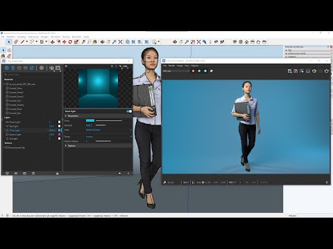 Videocorso VRAY Sketchup - 09 - Tecnica Tre Punti, Impostazioni, Direzione, Dimensione, Intensità