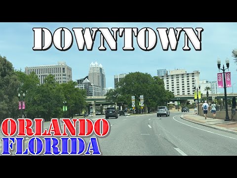 Orlando - Florida - 4K Downtown Drive - 2024
