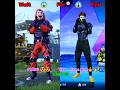 Pubg Vs Free Fire Emote COLLECTION Bgmi Freefire Shorts