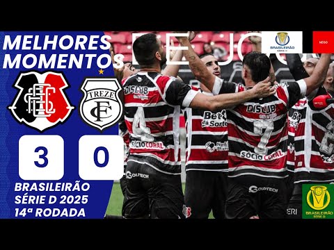 Santa Cruz vs Treze | Highlights | Round 14 | Brazilian Championship Série D 2025