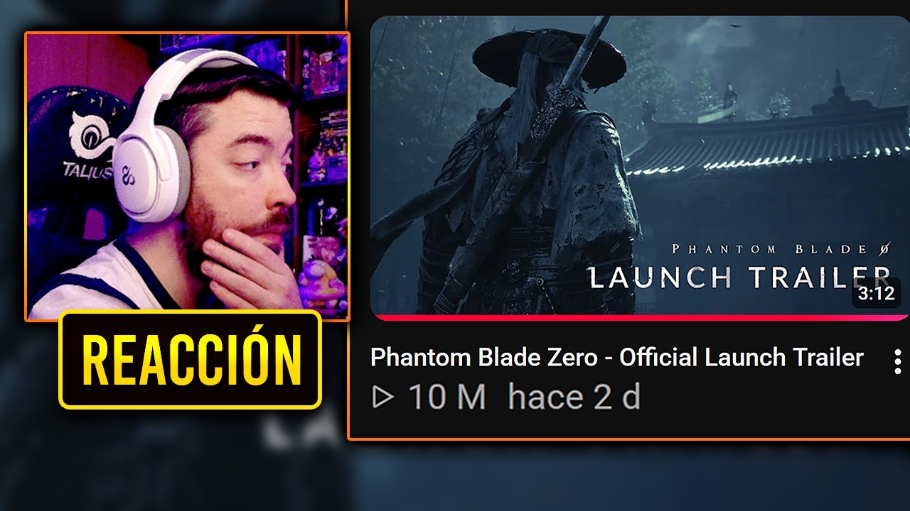CON RAZÓN TIENE 10 MILLONES DE VISITAS! Qué LOCURA! Reación a PHANTOM BLADE ZERO - LAUNCH TRAILER