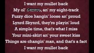 I Want My Mullet Back - Billy Ray Cyrus (Lyrics)