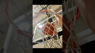 Your average 5’9 dunker 😭(dunking basketball pov)#basketballshorts #dunking