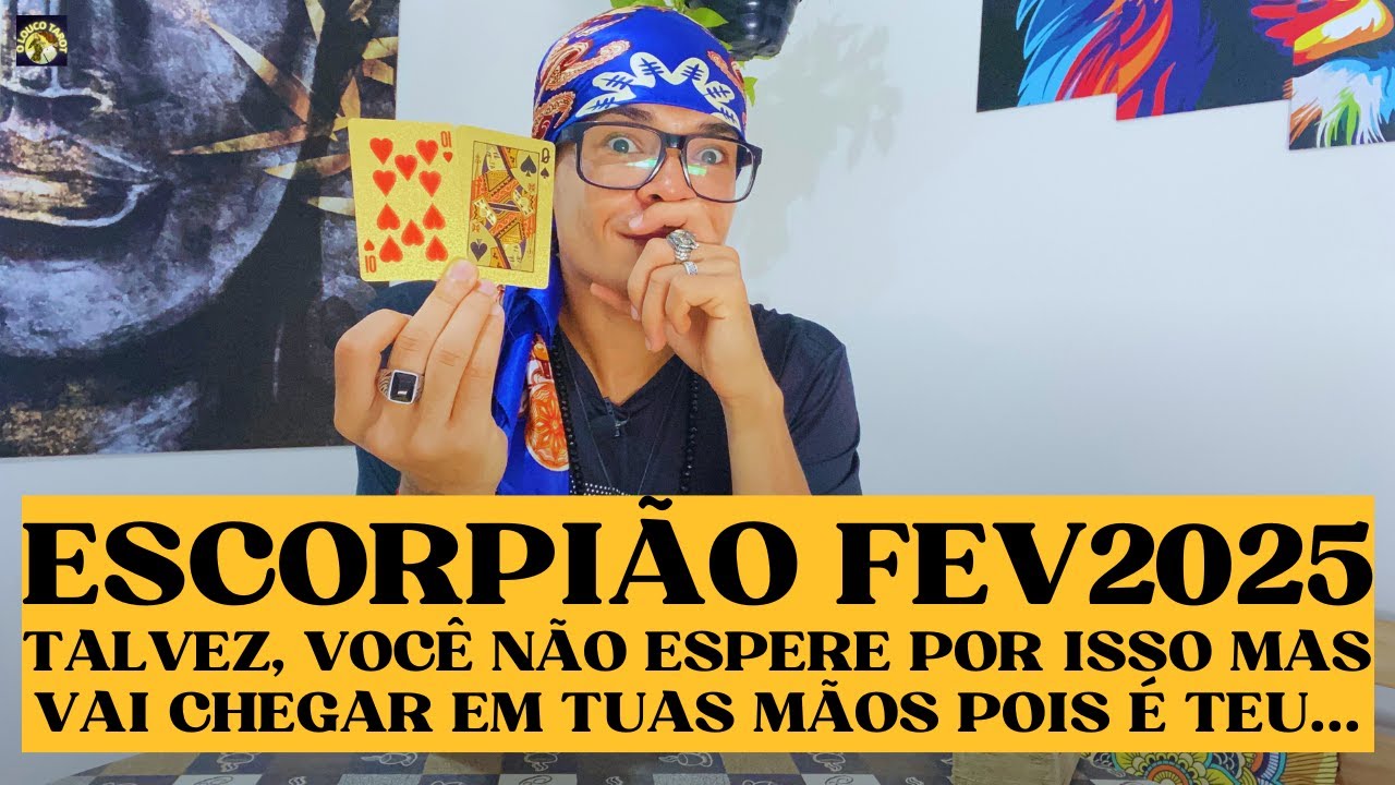 ♏️ESCORPIÃO/FEV25 • TALVEZ, VOCÊ NÃO ESPERE POR ISSO MAS VAI CHEGAR EM TUAS MÃOS POIS JÁ É...