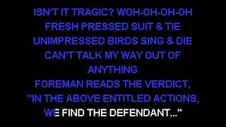 Fall Out Boy - You're Crashing, But You're No Wave - Sofa King Karaoke (instrumental &amp; lyrics)