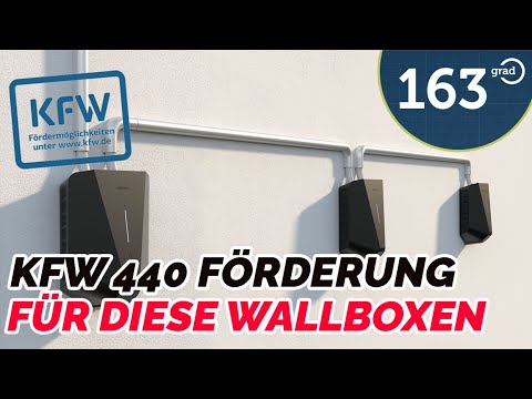 KfW Förderung für Ladestationen - Diese Wallboxen sind förderfähig - 900 Euro Zuschuss - 163 Grad