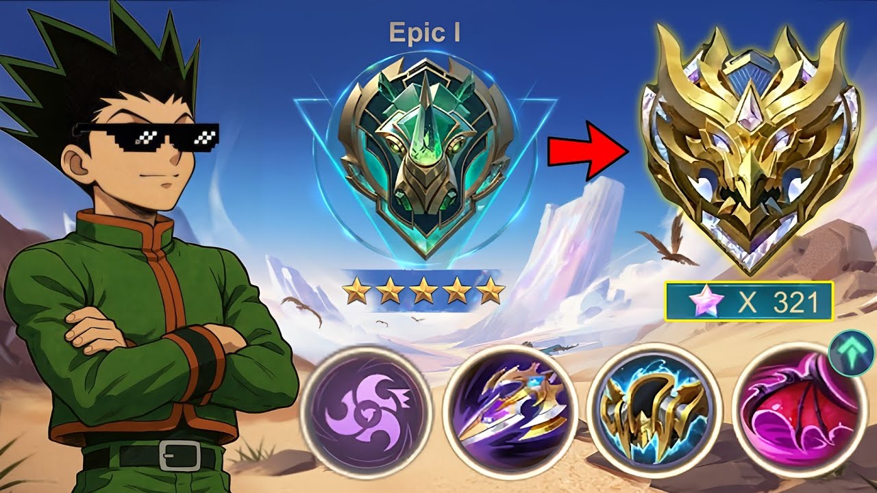 NEW SEASON DYRROTH BEST ITEM AND EMBLEM TO DEAL AGAINST REVAMP AGGRESSIVE HYPER HERO - MLBB 