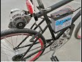 free energy.electric bike casero with alternator