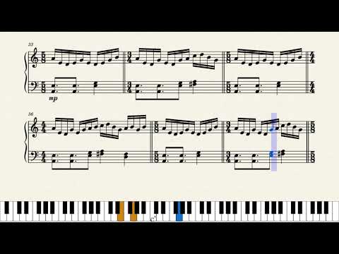 Joey Yang - Aeolian mode Etude for piano Op.21