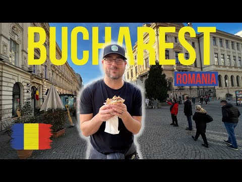 Americans try ROMANIAN Food for the First Time | Bucharest FOOD TOUR