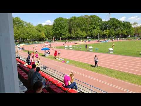 200m, II seria, X WOM, Wrocław 14.05.2017