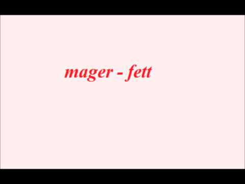 Niemiecki dla początkujących - Przeciwieństwa