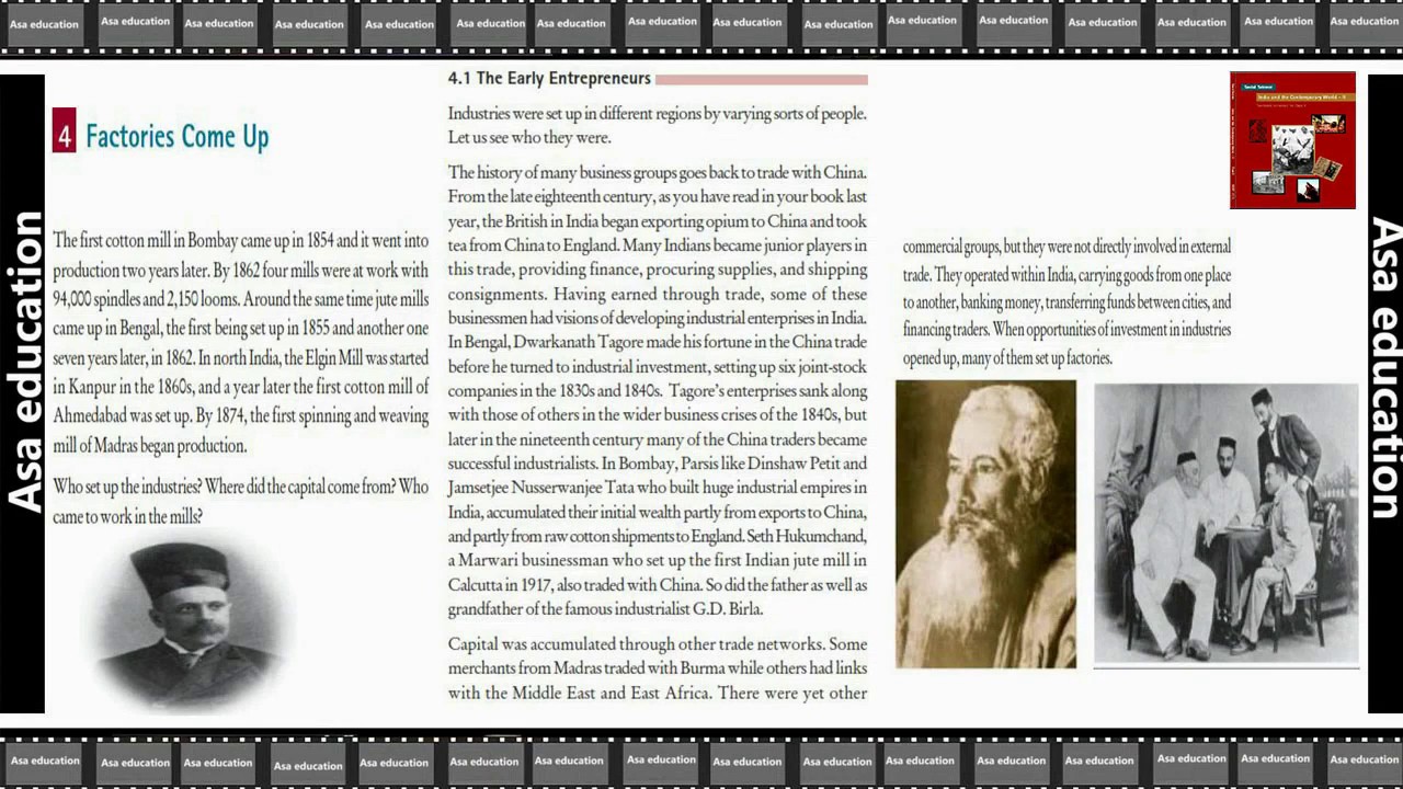 Ch 5.4 Factories Come Up (History, Grade 10, CBSE) Easy explanation in Hindi