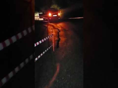 Alunecare de teren DJ 116 - Târgu Ocna - Pârgărești - Oituz