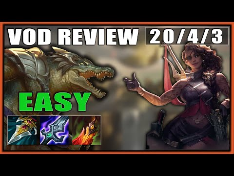 Renekton vs Samira - How To Stomp Unusual Match Ups - Vod Review Commentary #16
