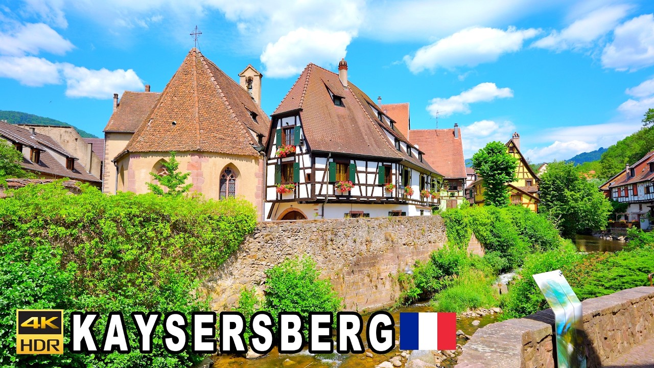 Kaysersberg France 🇫🇷 | One of the Most Beautiful Villages in Alsace 4k 60 fps