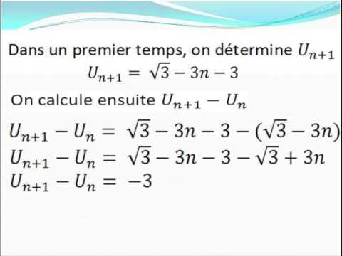 comment démontrer qu'une suite est geometrique